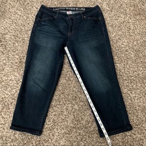 Canyon river blue 14 cropped skinny jeans